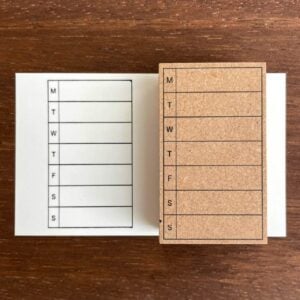 Weekly Memo Stamp | English Ver. (M Size)