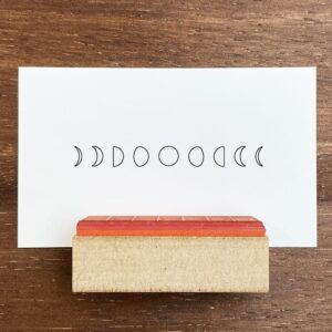 Moon Phases Stamp | Outline Ver.