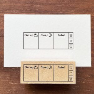 Sleep Tracker Stamp | Horizontal Layout Ver.
