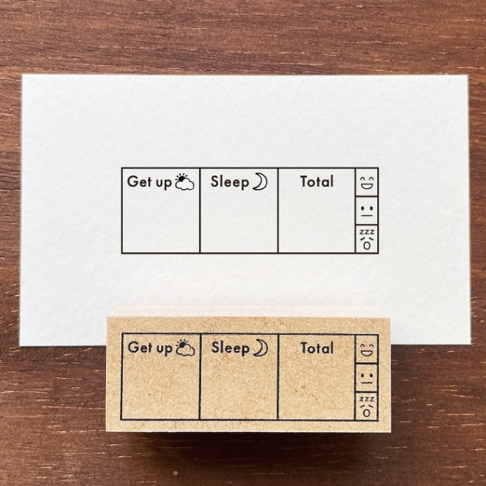 Sleep Tracker Stamp | Horizontal Layout Ver.