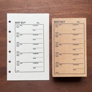 Best Buy Stamp | Favorite Purchases Tracker