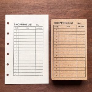 Shopping List Stamp | 15-Item Tracker
