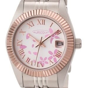AUREOLE | Sakura Rose Gold Wristwatch | Made in Japan