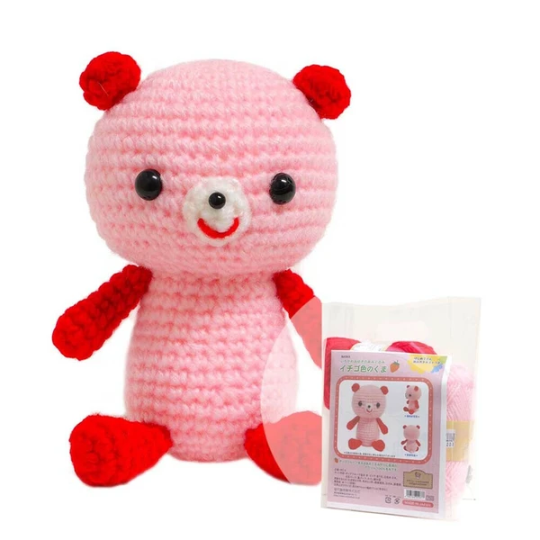 Strawberry Color Bear Handmade Kit