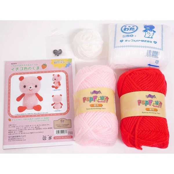 Strawberry Color Bear Handmade Kit - Image 4