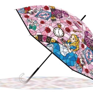 Alice in Wonderland Stained Glass Dome Umbrella | Disney Princess Collection | 不思議の国のアリス アンブレラ 60cm