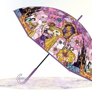 Rapunzel Stained Glass Dome Umbrella | Disney Princess Collection | 塔の上のラプンツェル アンブレラ 60cm