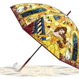 Beauty and the Beast Stained Glass Dome Umbrella | Disney Princess Collection | 美女と野獣 アンブレラ 60cm