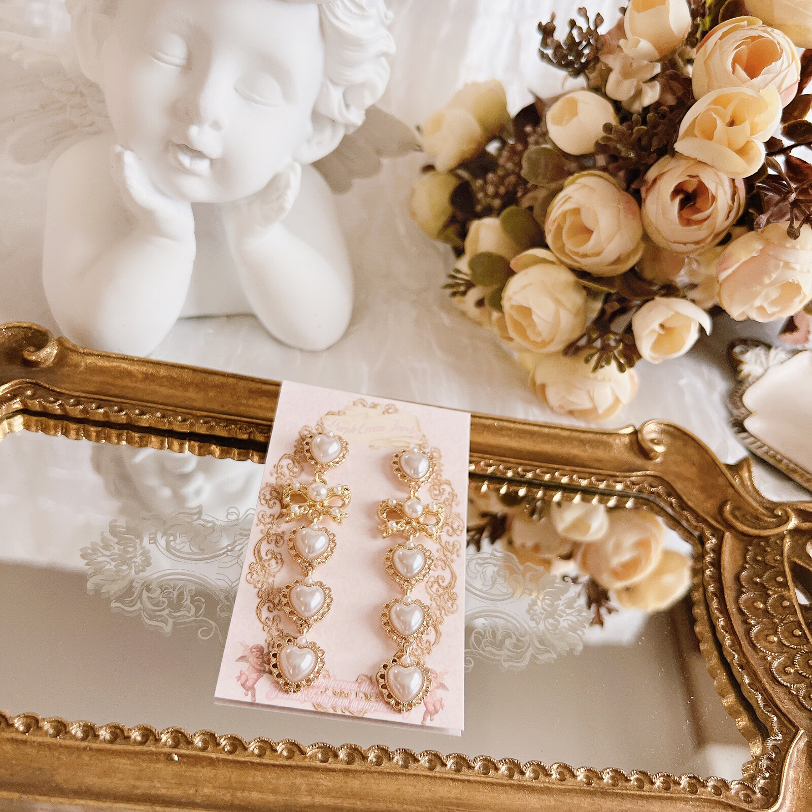 French Girly Elegance Earrings - Image 3
