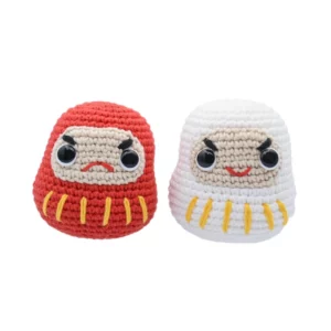 Kaiun! Kohaku Daruma Amigurumi