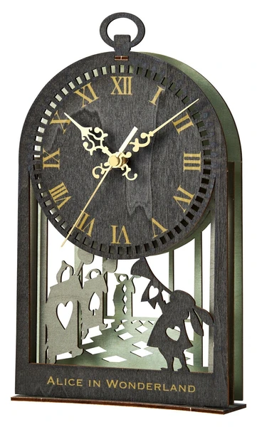 Alice in Wonderland Shadowbox Clock & Light - Image 2