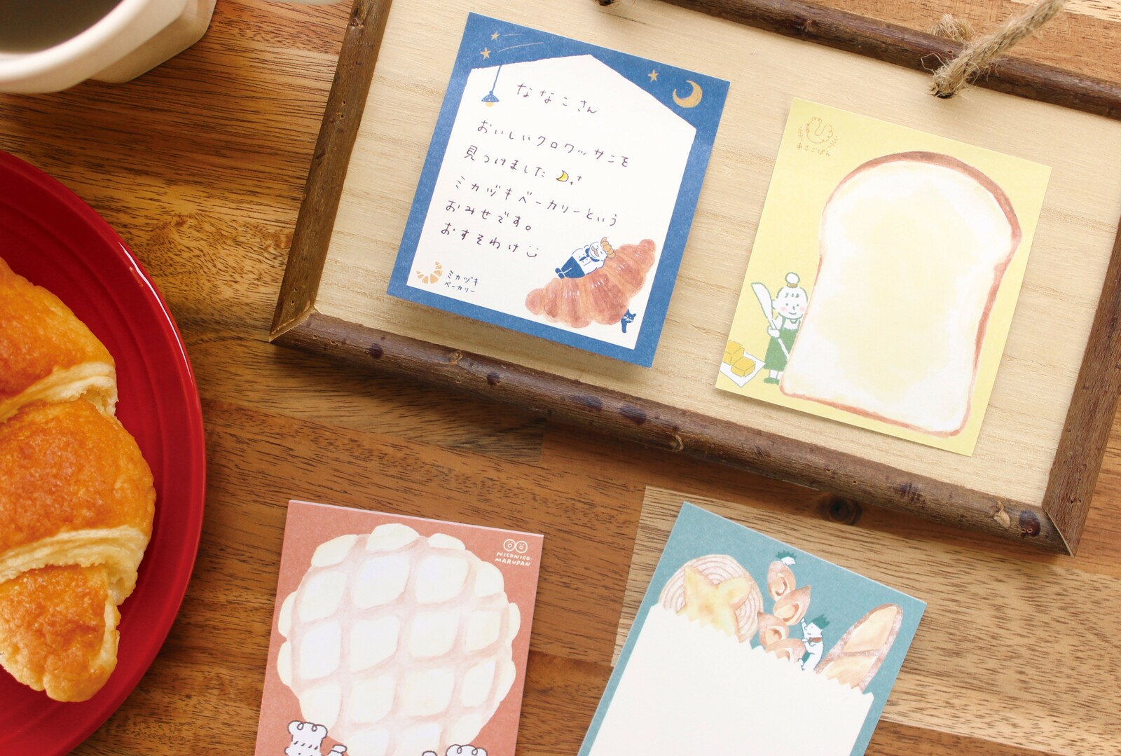 Furukawa Shiko PAN TOWN Sticky Notes | Toast Edition - Image 2