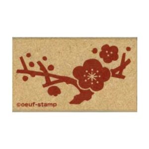 Plum Blossom Branch Rubber Stamp