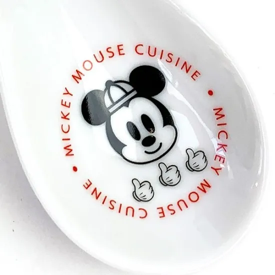Disney Japan | Mickey Mouse Cuisine Porcelain Spoon | ミッキーマウス スプーン - Image 2