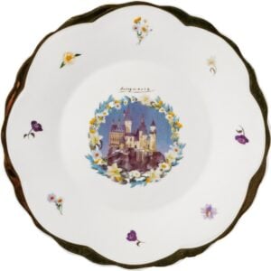 Harry Potter | Hogwarts Castle Floral Plate 