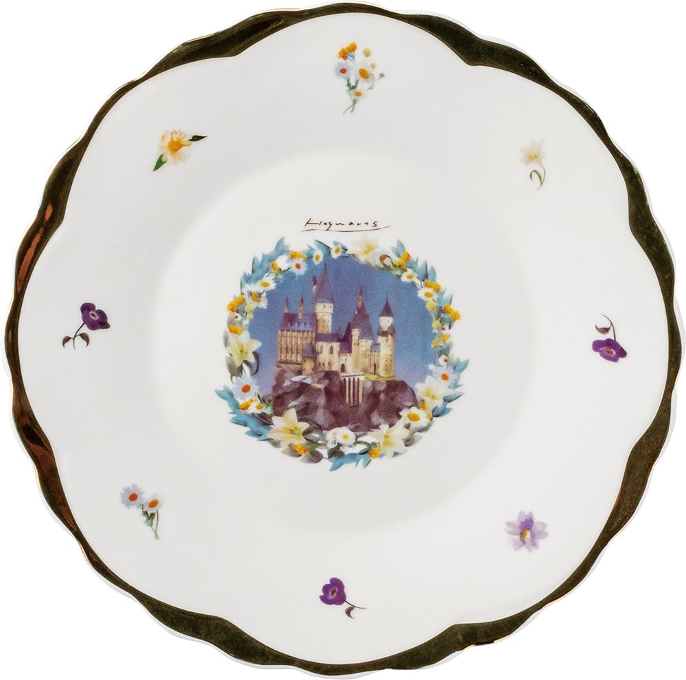 Harry Potter | Hogwarts Castle Floral Plate