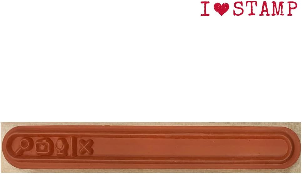 Wooden Search Bar Rubber Stamp - Image 2