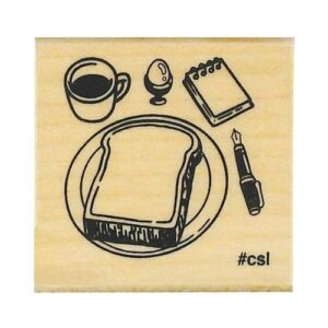 Breakfast Special Rubber Stamp