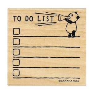 Panda “To Do List” Stamp