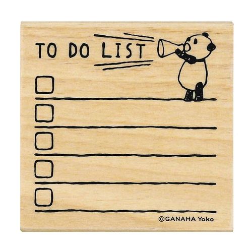 Panda “To Do List” Stamp