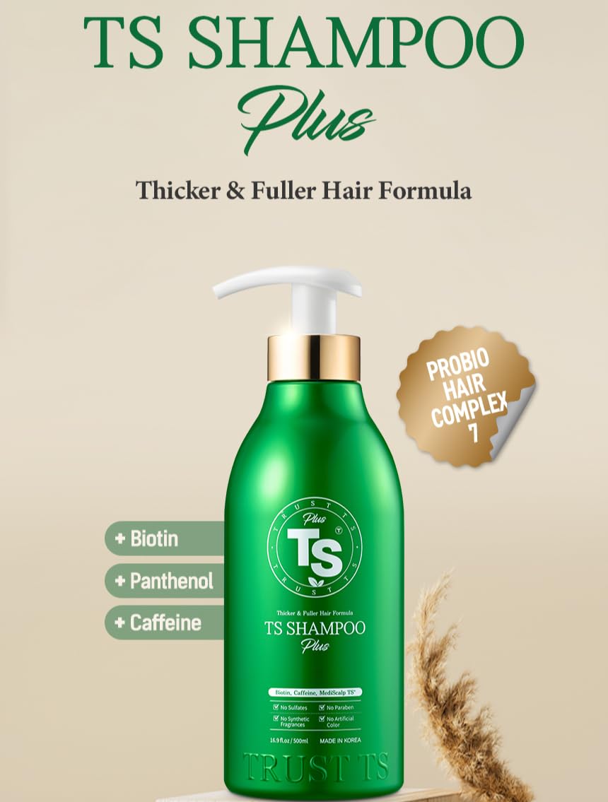 TS Shampoo Plus TS 샴푸 Plus 500ml - Image 2