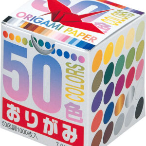 50 Color Origami Cube Box | おりがみ 1000枚入り