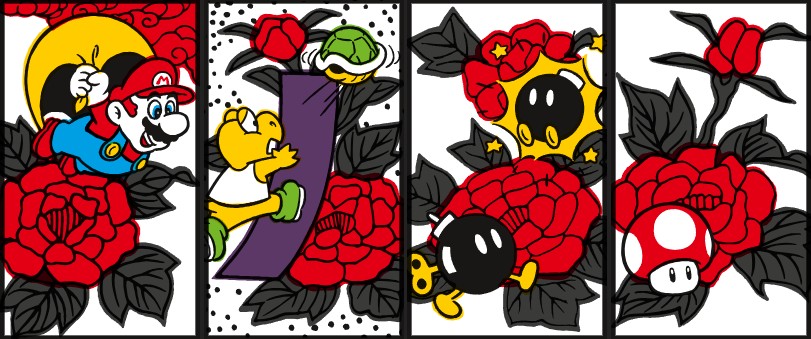Nintendo Japanese Playing Cards (Hanafuda) Mario Red - Image 7