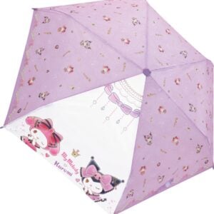 My Melody & Kuromi Folding Umbrella | Royal Lace Edition | マイメロディ&クロミ 折りたたみ傘 53cm