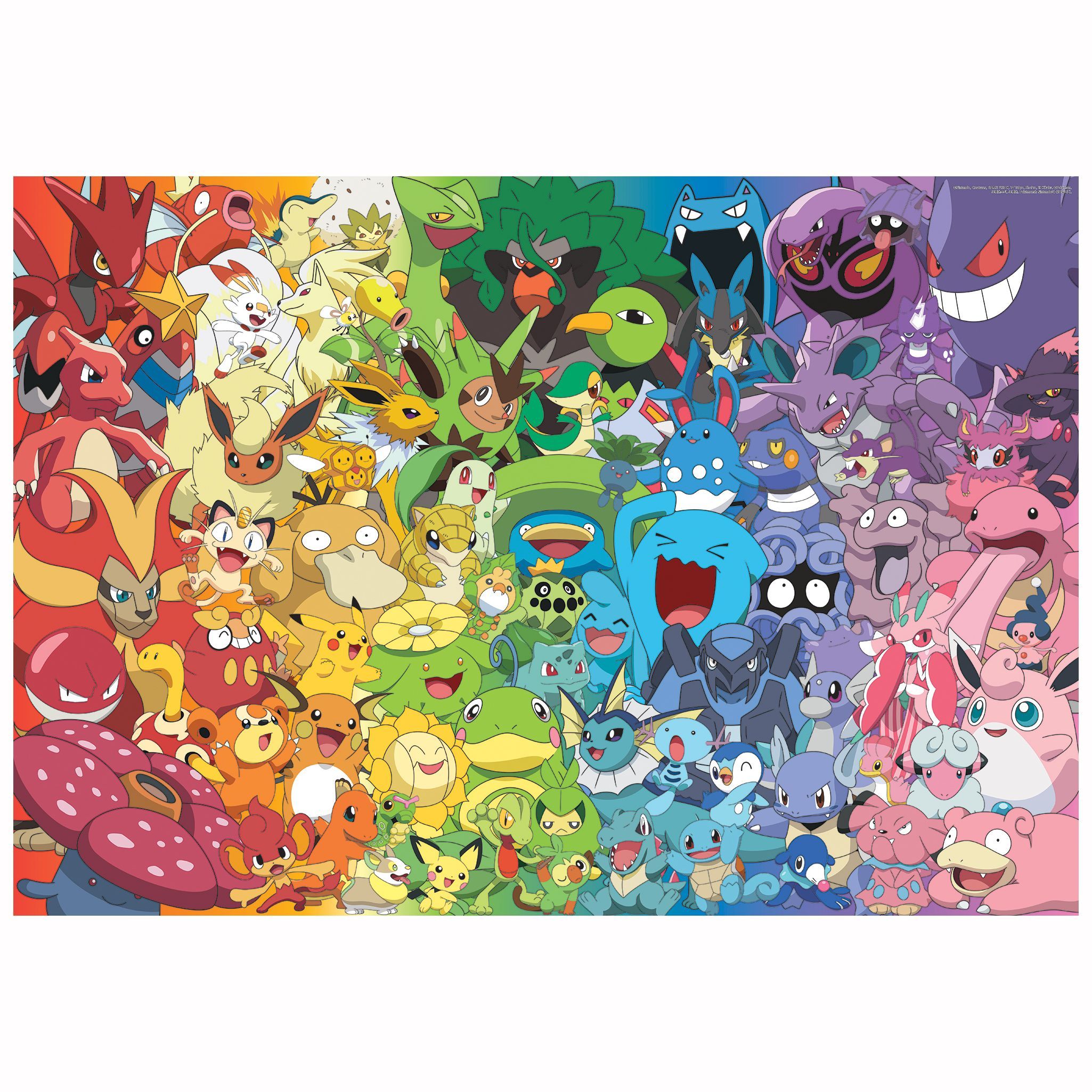 Pokémon Puzzle – 1000pcs: Colorful Pokémon - Image 6