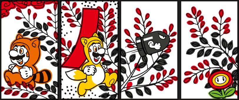 Nintendo Japanese Playing Cards (Hanafuda) Mario Red - Image 8