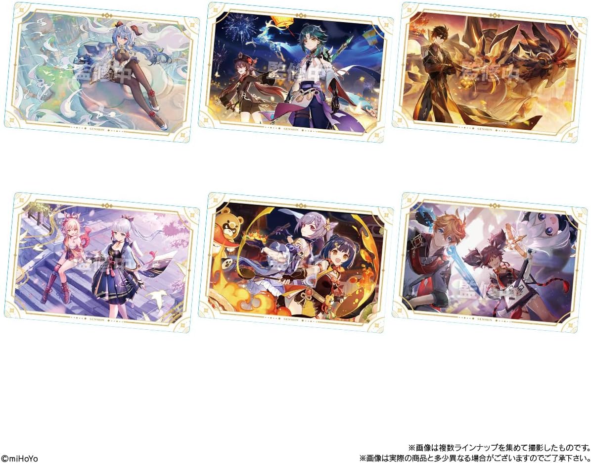 Bandai Candy Genshin Impact Metallic Sticker Collection Vol. 1 - Image 5