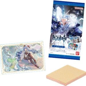 Bandai Candy Genshin Impact Metallic Sticker Collection Vol. 1