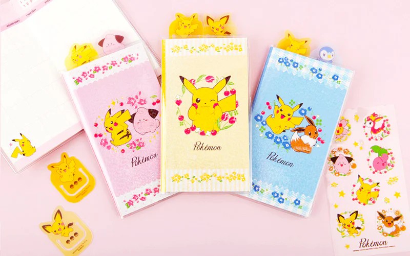 Pokemon Blossom Deco Schedule Diary Blue - Image 6