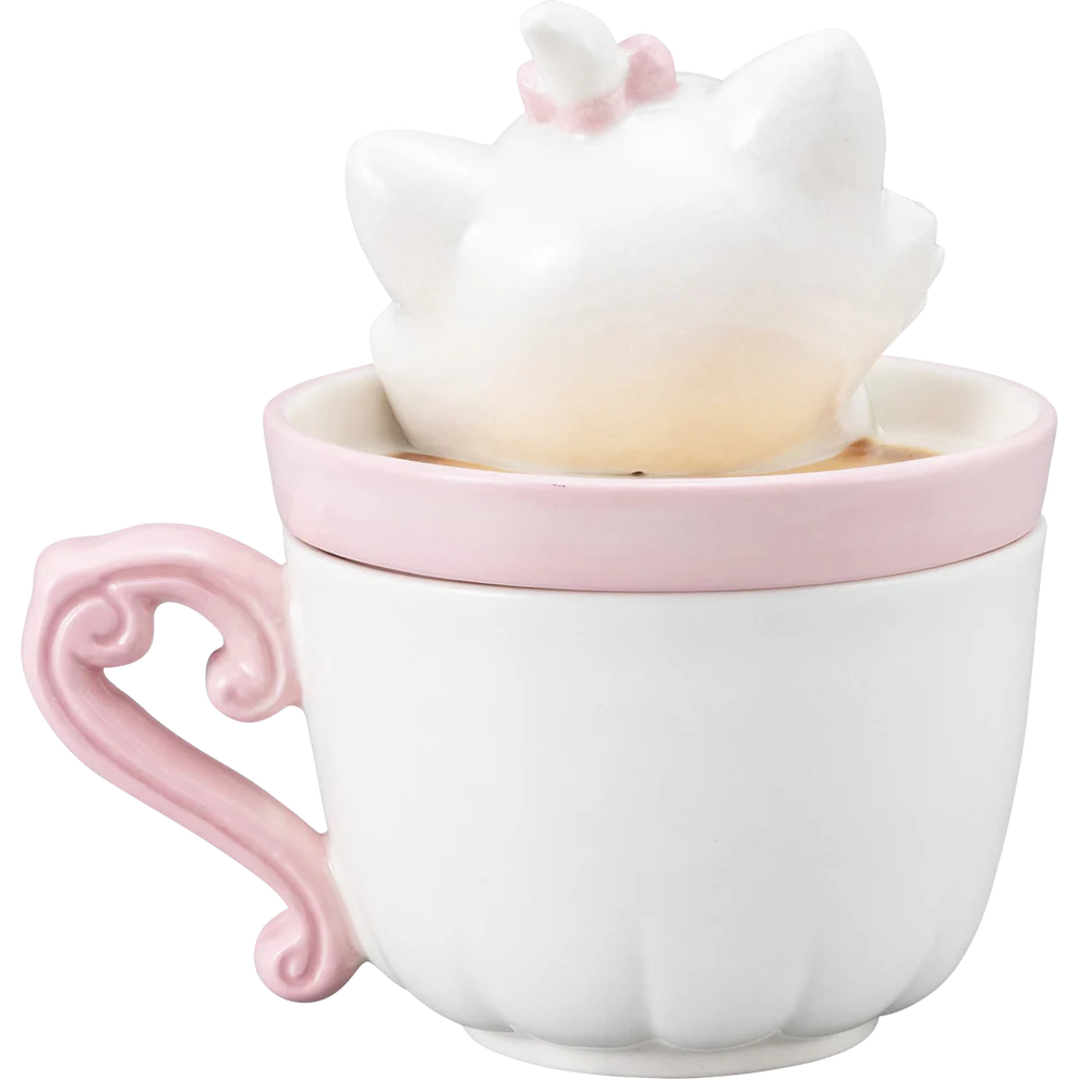 Marie Latte Mug | Disney The Aristocats | マリー フタ付きマグカップ - Image 2