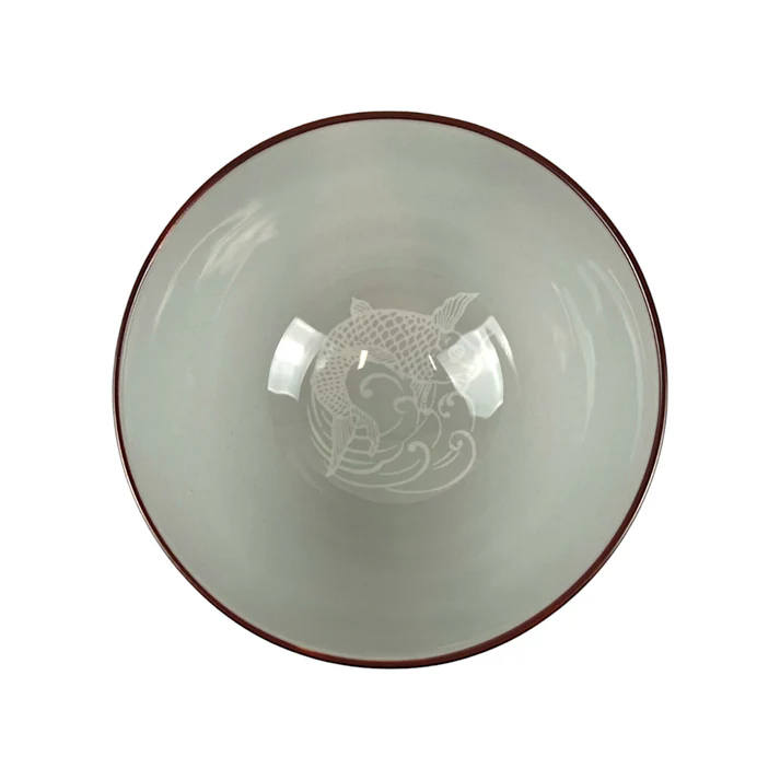 Urban Tokyo | Koi Fish Porcelain Bowls | 10 oz | Made in Japan - Image 3