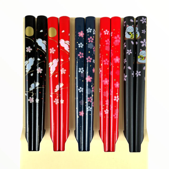Urban Tokyo | Lucky Rabbit & Sakura Chopstick Set | Made in Japan