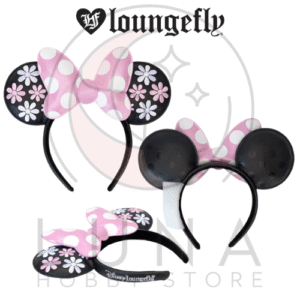 Minnie Mouse Floral Rock The Dots Ears Headband | Loungefly x Disney Collection