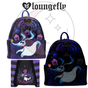 Nightmare Before Christmas Zero & Jack Light-Up Mini Backpack | Loungefly x Disney