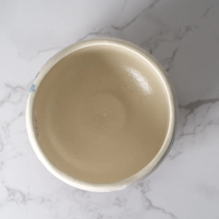 Blue Cherry Blossoms Mini Matcha Bowl - Image 5