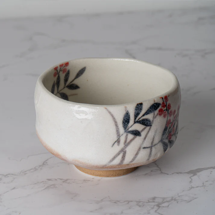 Nanten Red Berries Mini Matcha Bowl - Image 3
