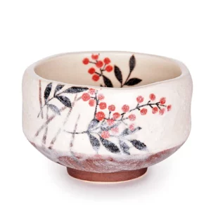 Nanten Red Berries Mini Matcha Bowl