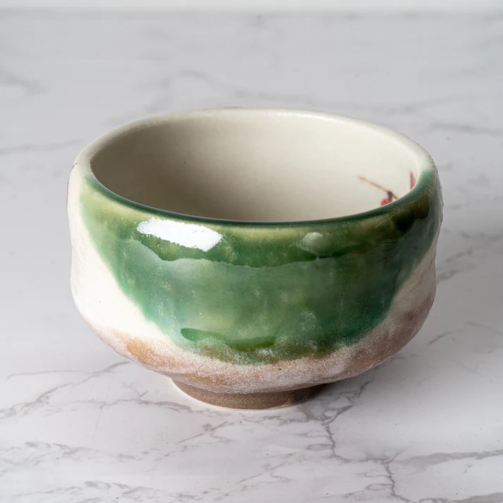 Ume Plum Blossoms Mini Matcha Bowl - Image 4