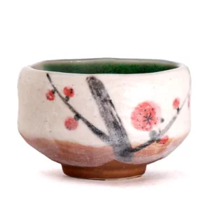 Ume Plum Blossoms Mini Matcha Bowl