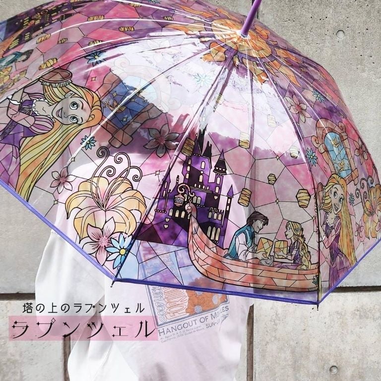 Princess Jasmine Stained Glass Dome Umbrella | Disney Princess Collection | ジャスミン アンブレラ 60cm - Image 6