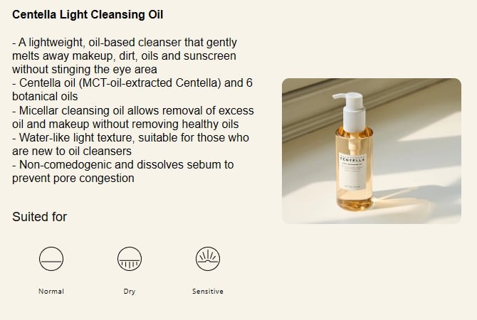 Madagascar Centella Light Cleansing Oil - Image 2
