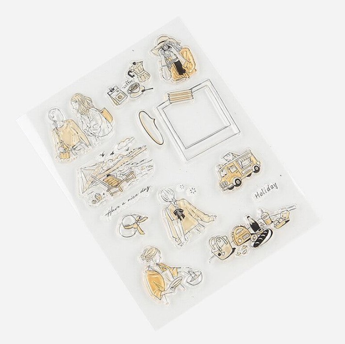 BGM Clear Stamps | Leisure & Weekend Series | クリアスタンプ:休日の過ごし方 4種 - Image 15