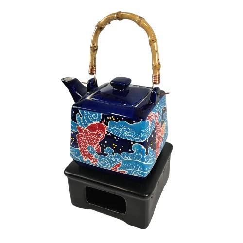 Urban Tokyo | Ceramic Teapot Candle Warmer | 5.25" Square Base - Image 3