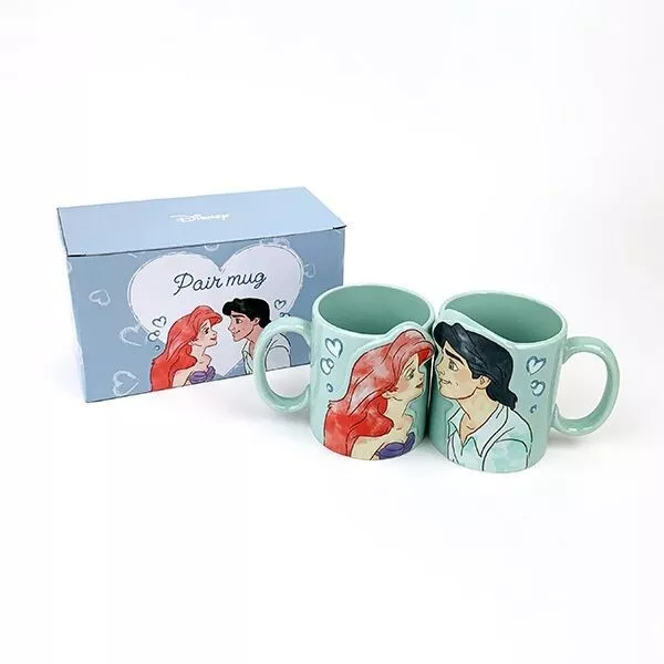 Ariel & Eric Couples Mug Set | Disney The Little Mermaid | アリエル&エリック ペアマグカップ - Image 3