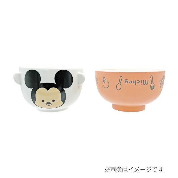 Disney Yululun Series | Mickey Rice Bowl & Soup Bowl Set | ミッキー スタックボウルセット - Image 3