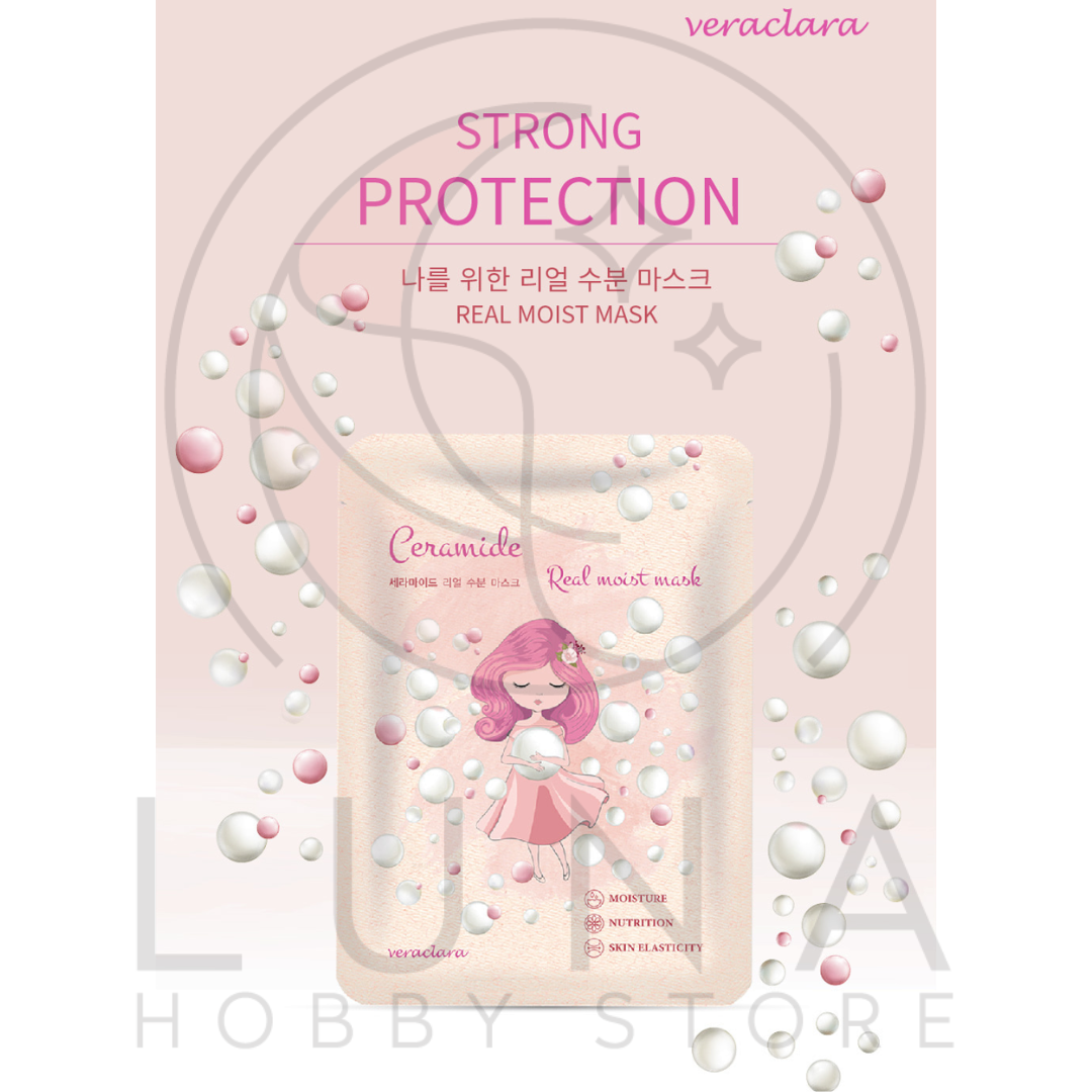 Veraclara | Real Moist Mask | Ceramide | 세라마이드 리얼 수분 마스크